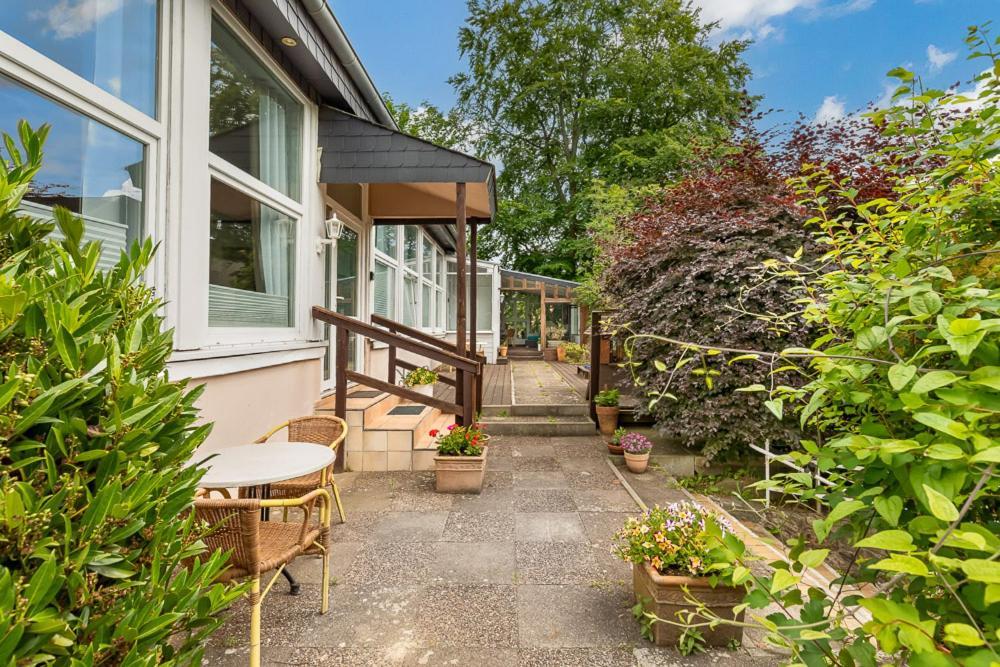 Ferienwohnung Am Schlosspark Gluecksburg Exterior photo