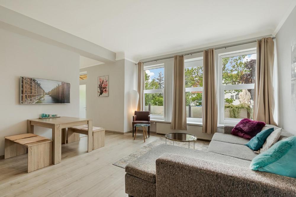 Ferienwohnung Am Schlosspark Gluecksburg Exterior photo